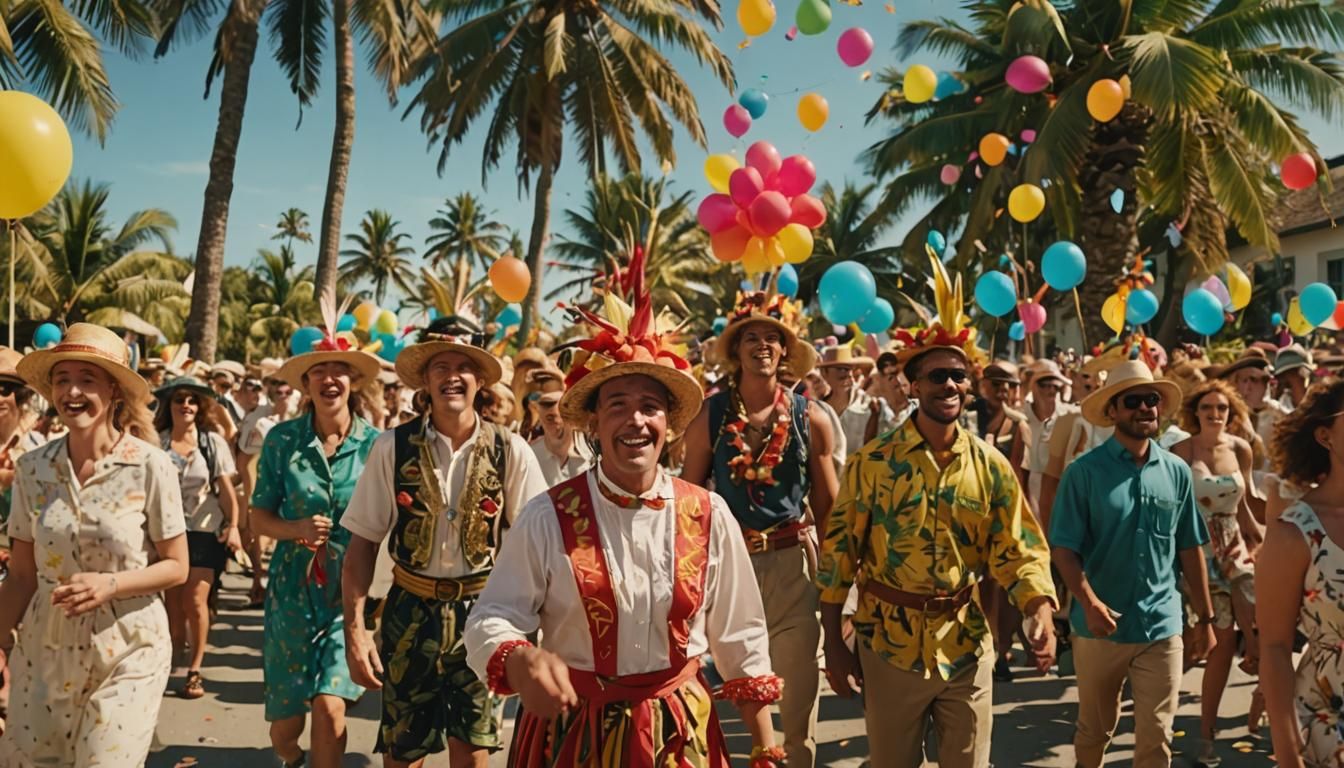 Tropical Oktoberfest Carnival: Bavarian-Hawaiian Fusion