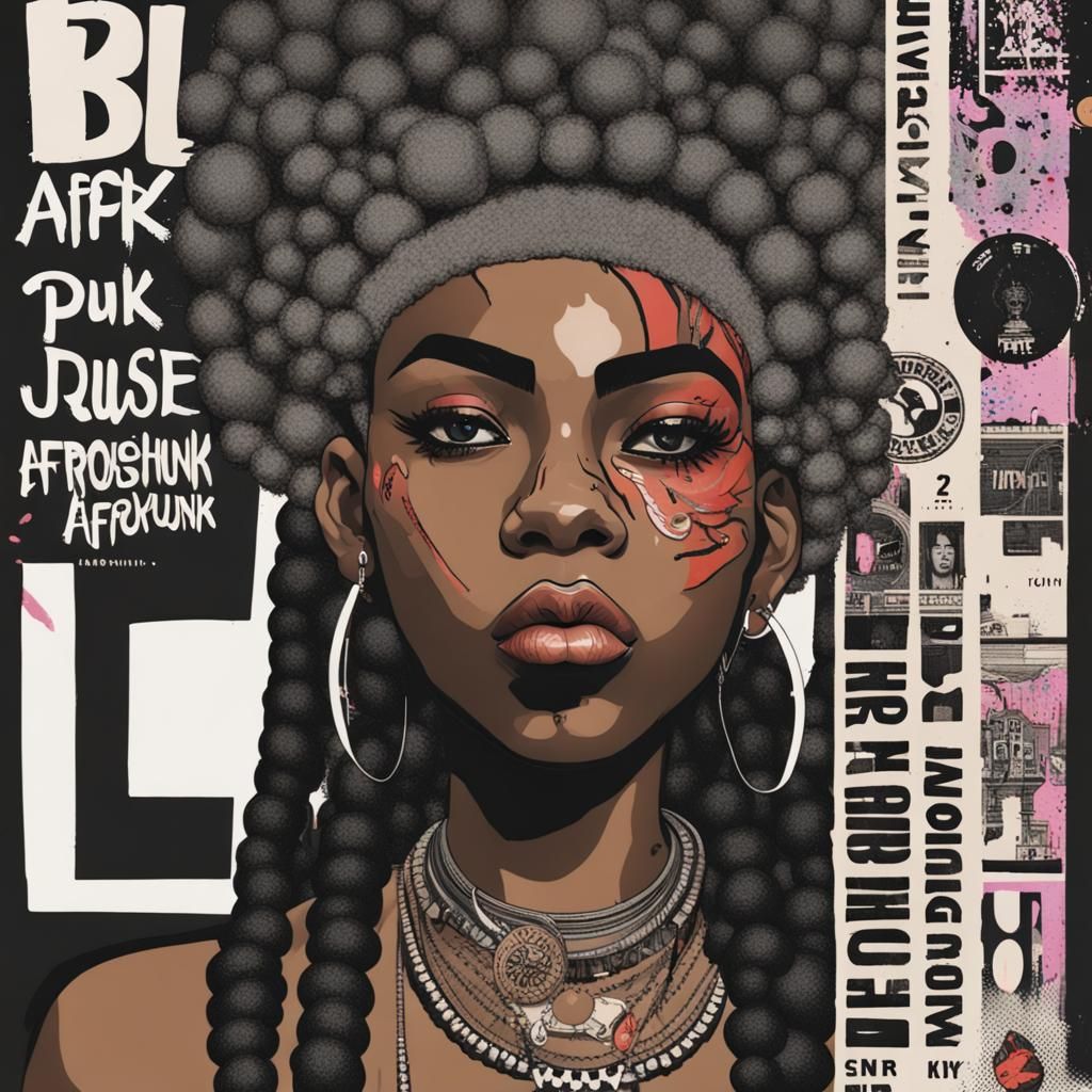 Blaisian Afropunk Style at Punk Show