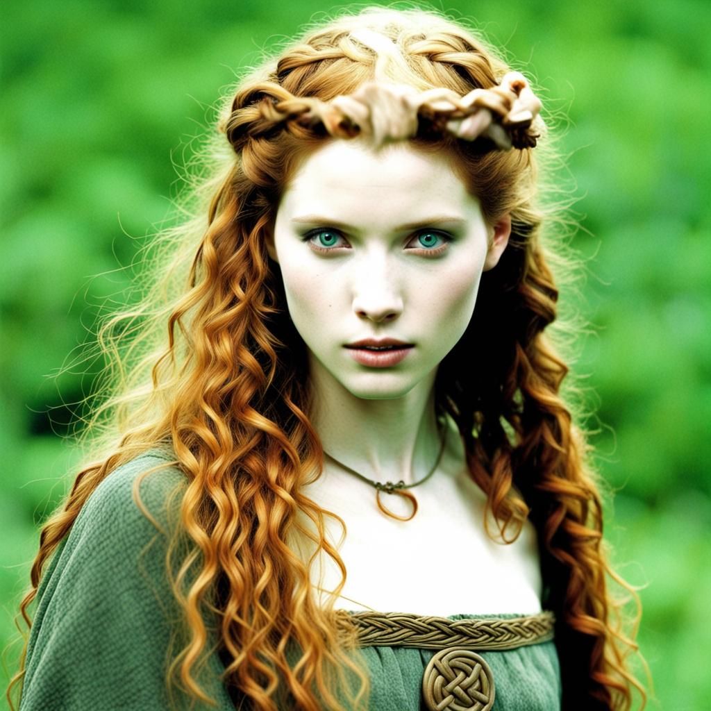 Celtic Pict Tribe Woman Portrait