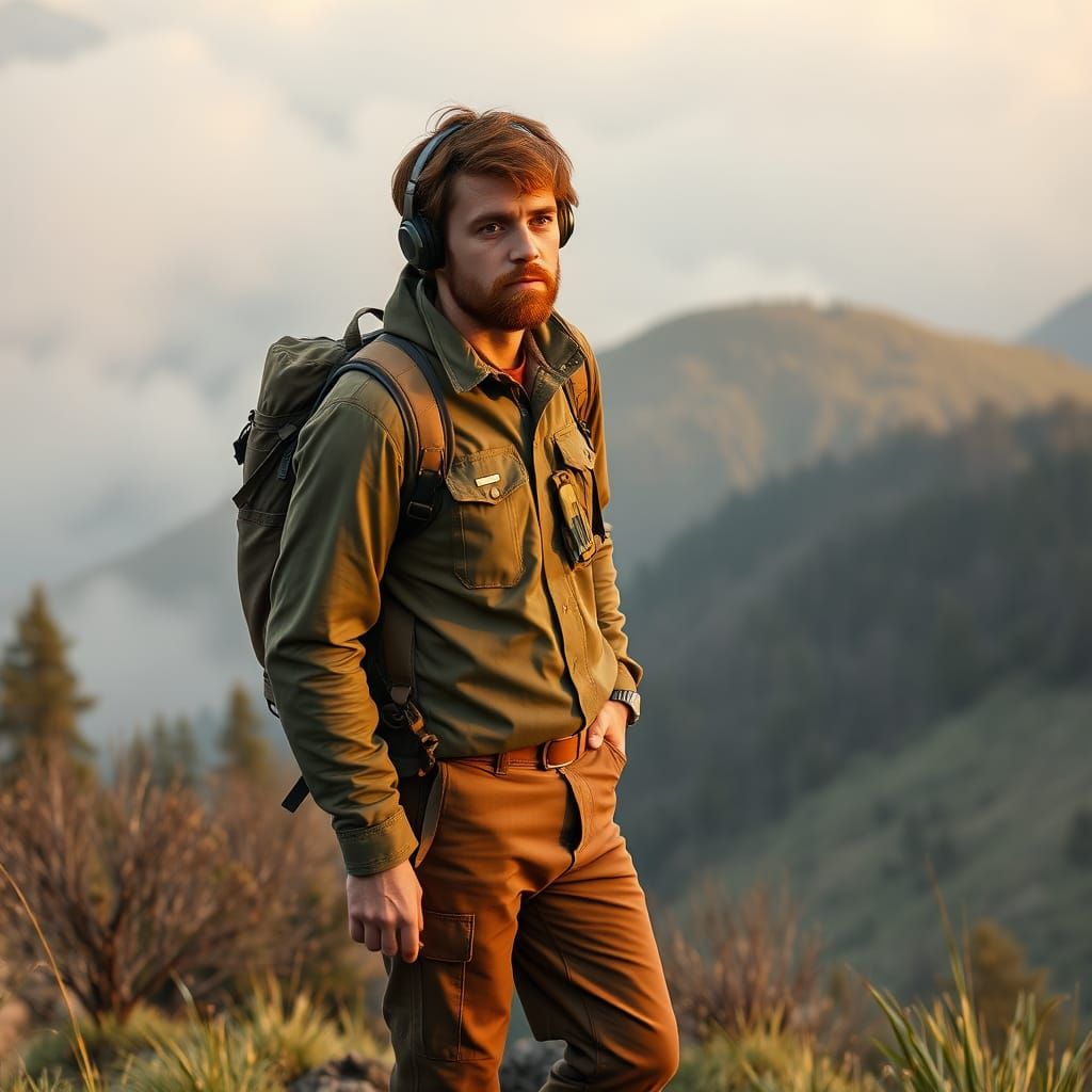 Nostalgic Park Ranger Embarks on Early Spring Hike in Serene...