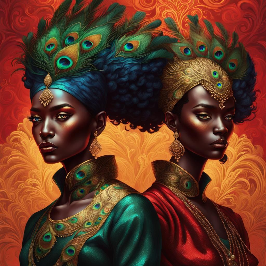 Opulent Fantasy Art: Women in Rich Colors