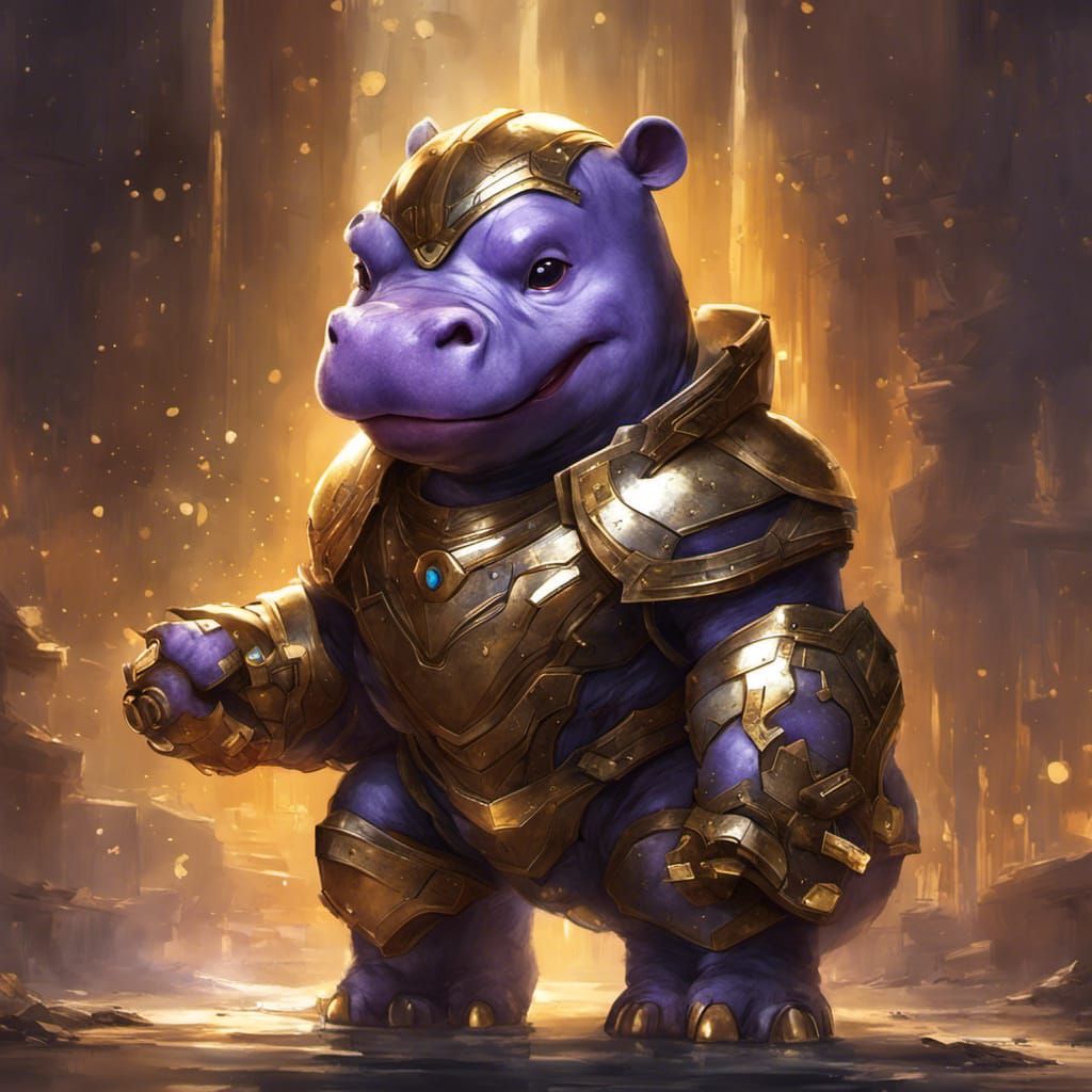 Hippo as Thanos!