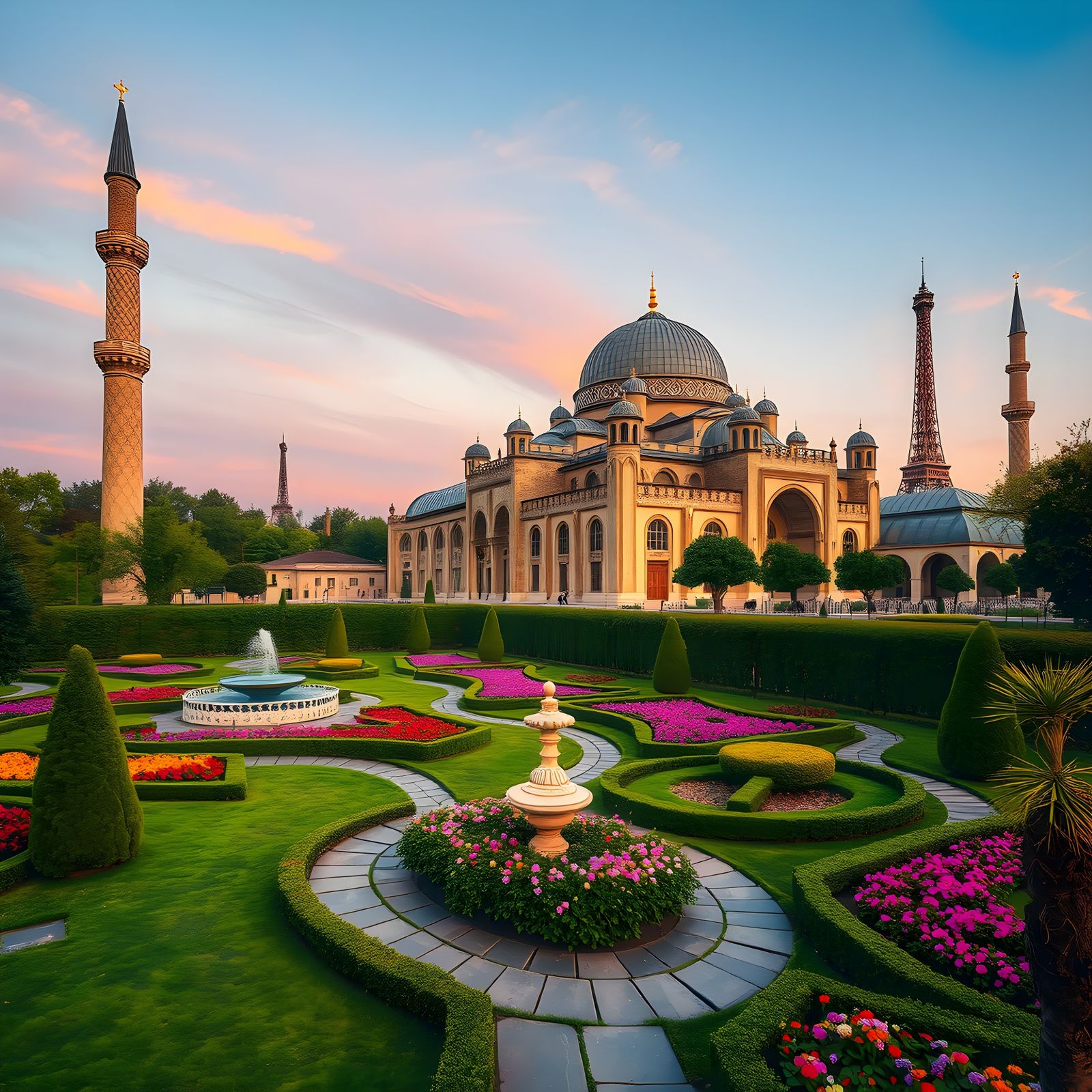French Mosque: Islamic and French Architecture