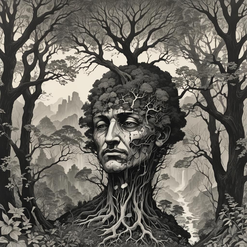 Mountain Colony: A Matte Painting of Future Hope