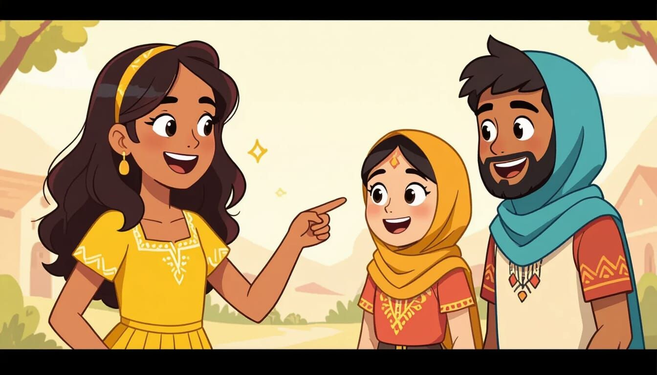 Children's Cartoon Style Animated Discussion