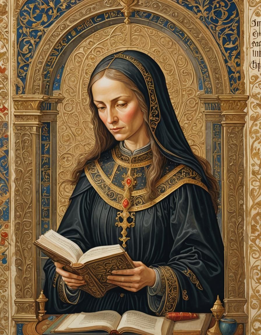 Hildegard von Bingen in Gothic Illumination