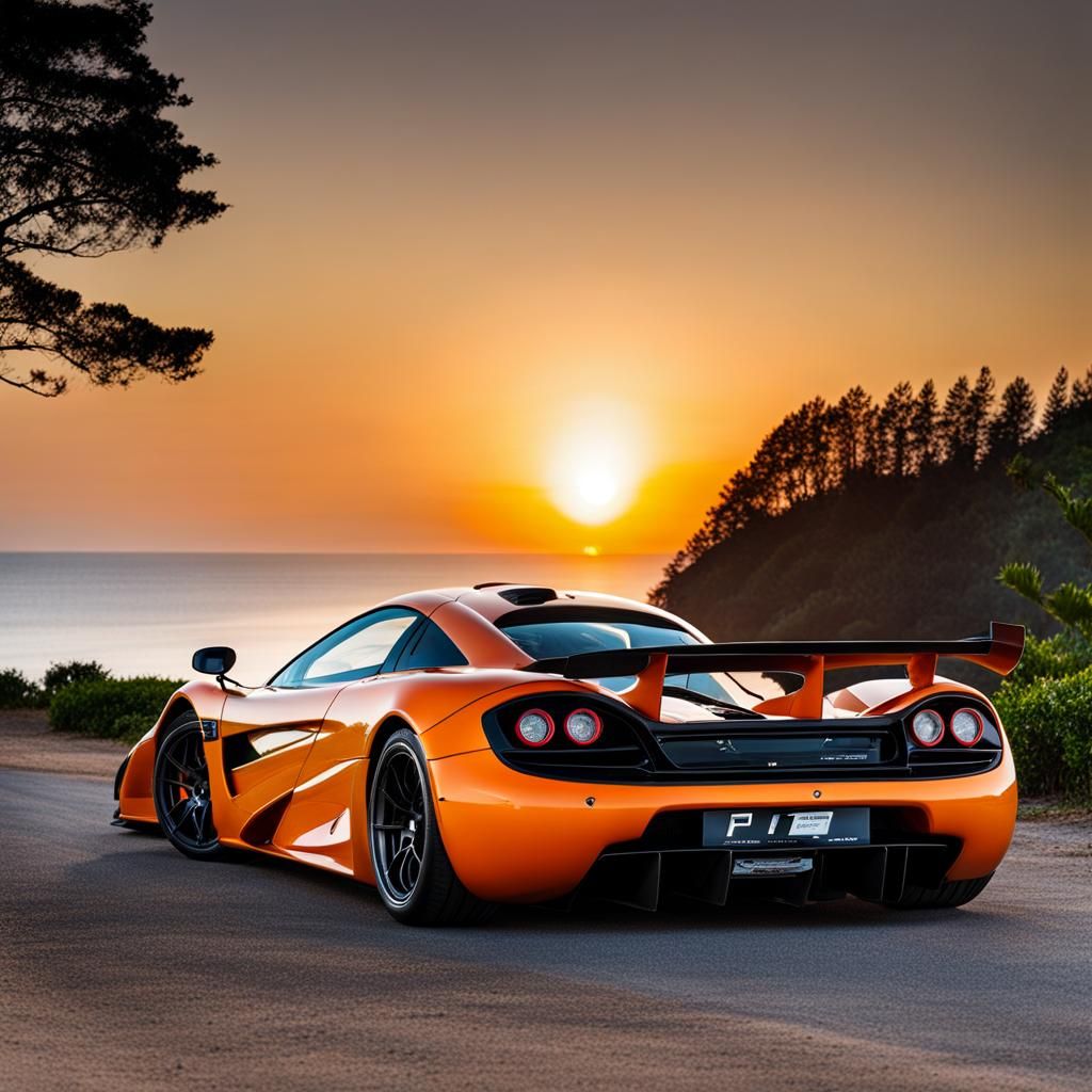 McLaren F1LM at Sunset: High Definition Scene