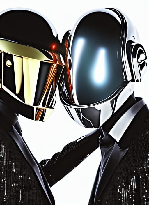 Daft Punk: Futuristic Digital Art in 8K