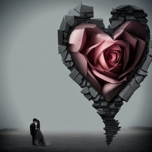 My baby don't love me anymore photo of broken heart from lover romanticism photoillustration deviantart gothic