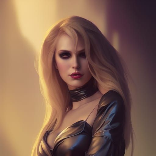 Detailed Portrait of a Technical Blond Mistress