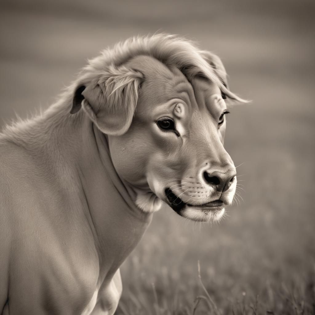 Simple Sepia-Toned Monochromatic Scene