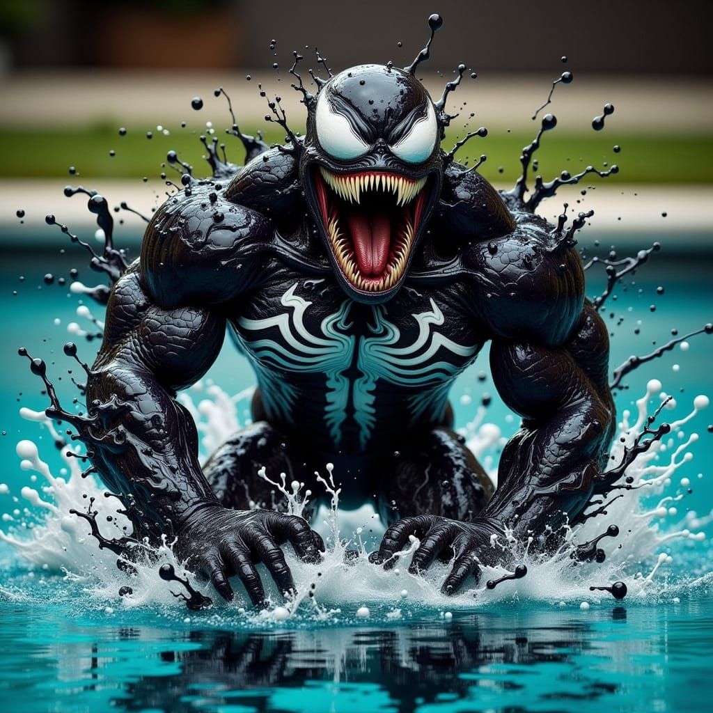 Venom on a Raft in a Swimming Pool