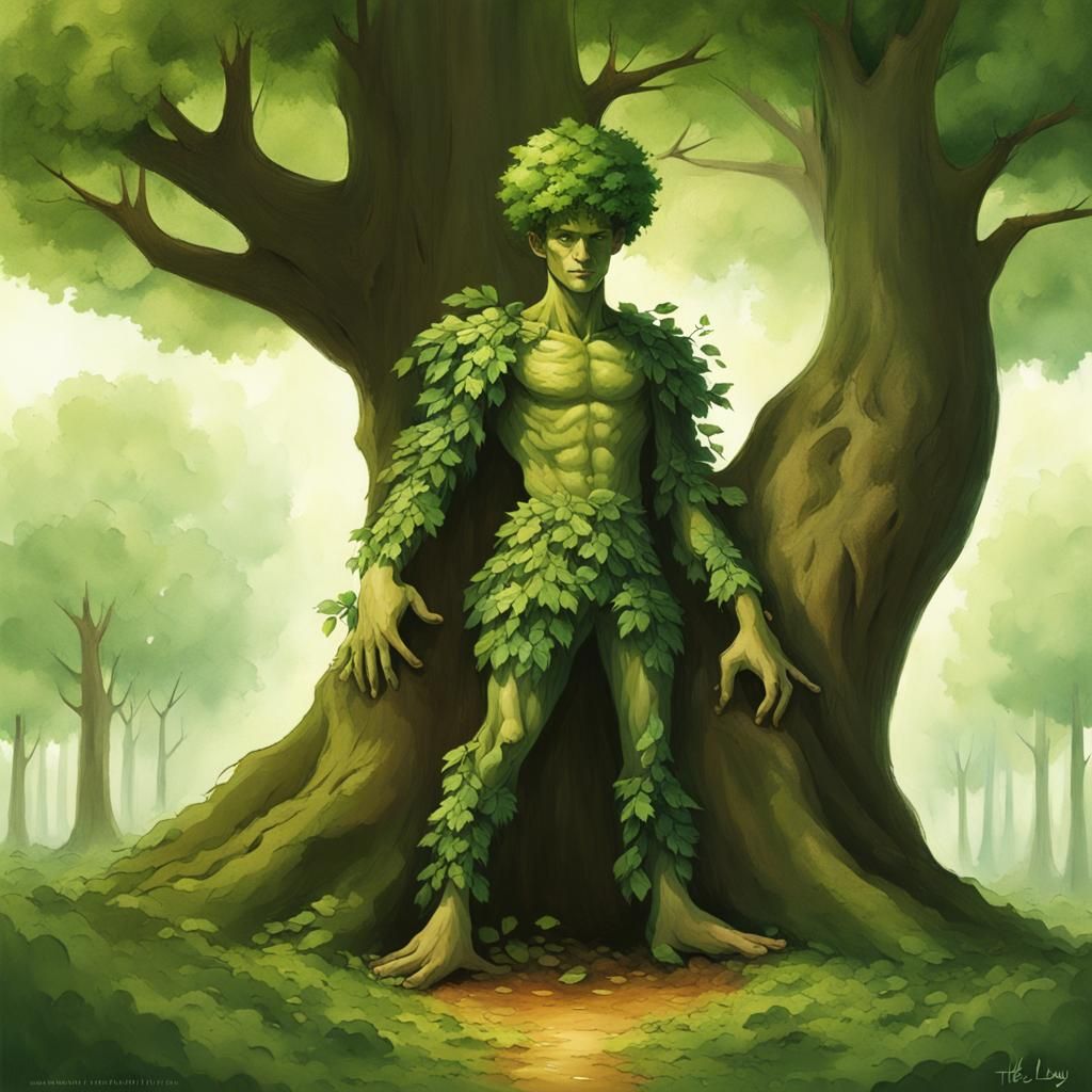 Magical Leafy Man, Embodiment of Nature