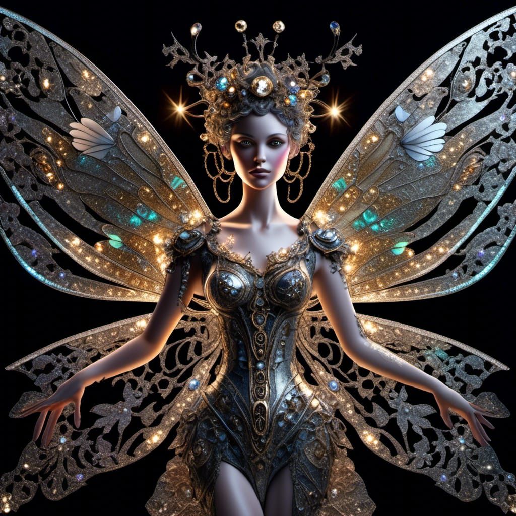 Luminous Golden Fairy