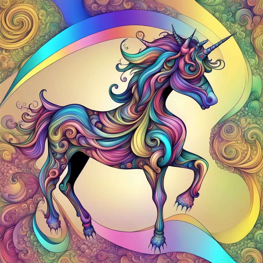 Winged Unicorn -OR- Horned Pegasus?