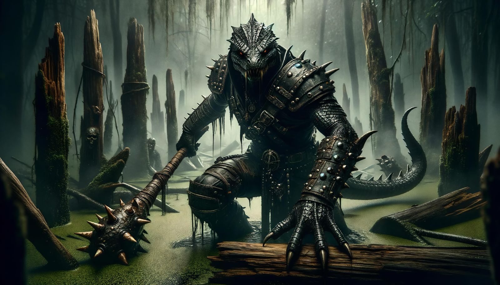 Dark Talon Soldier Emerges from Treacherous Swamp