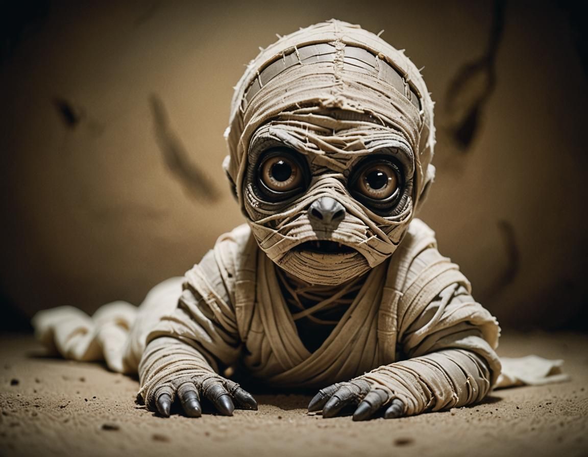 Endearing Baby Mummy Cinematic Film Still