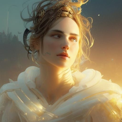 Miniature Civilization on Saltine Cracker, Detailed Art