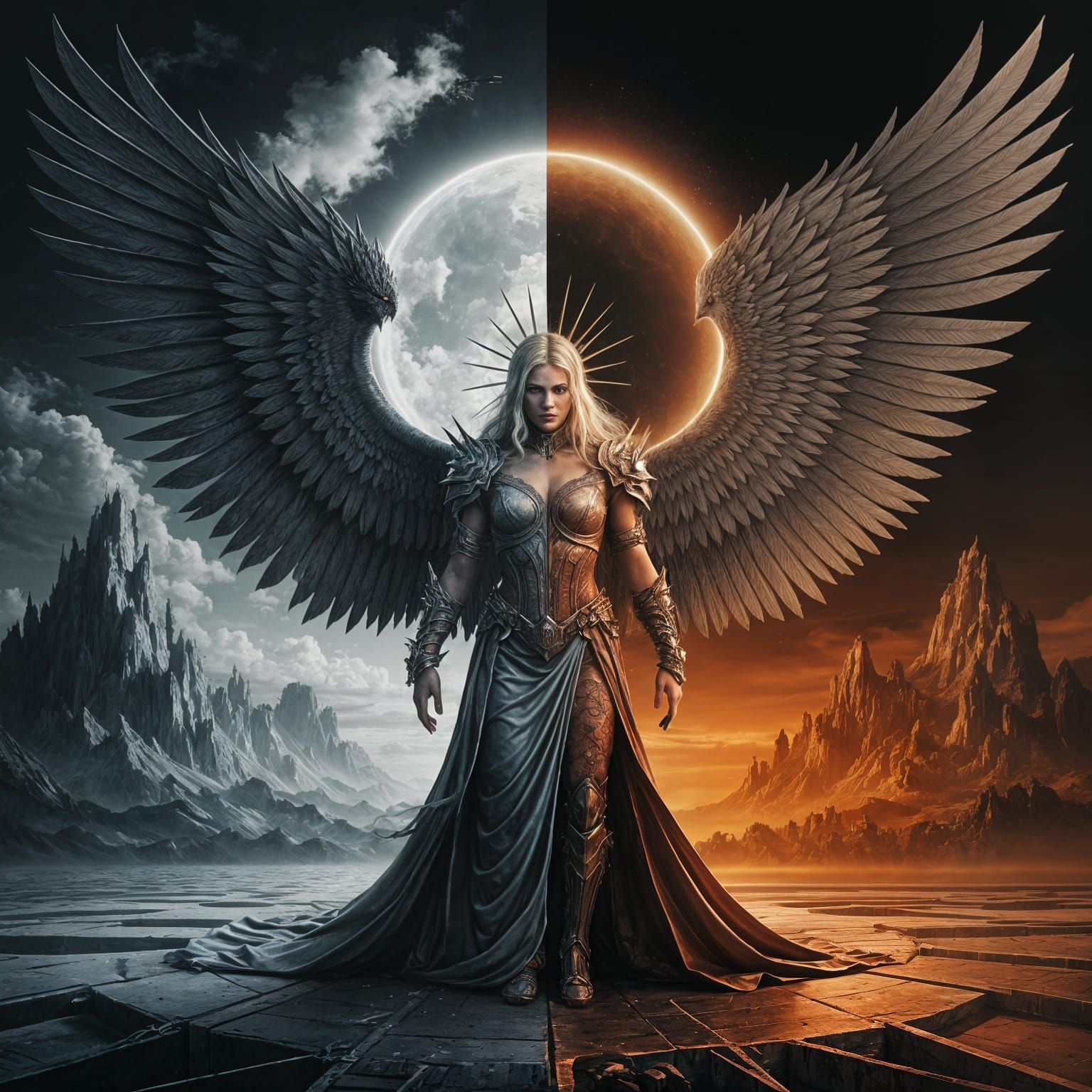 Good vs Evil: A Study in Light and Dark