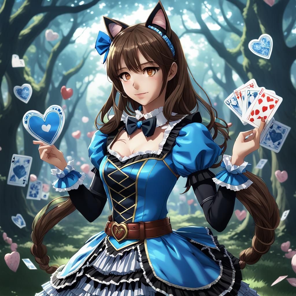 Kamen Rider Alice in Wonderland: 3D Anime Art