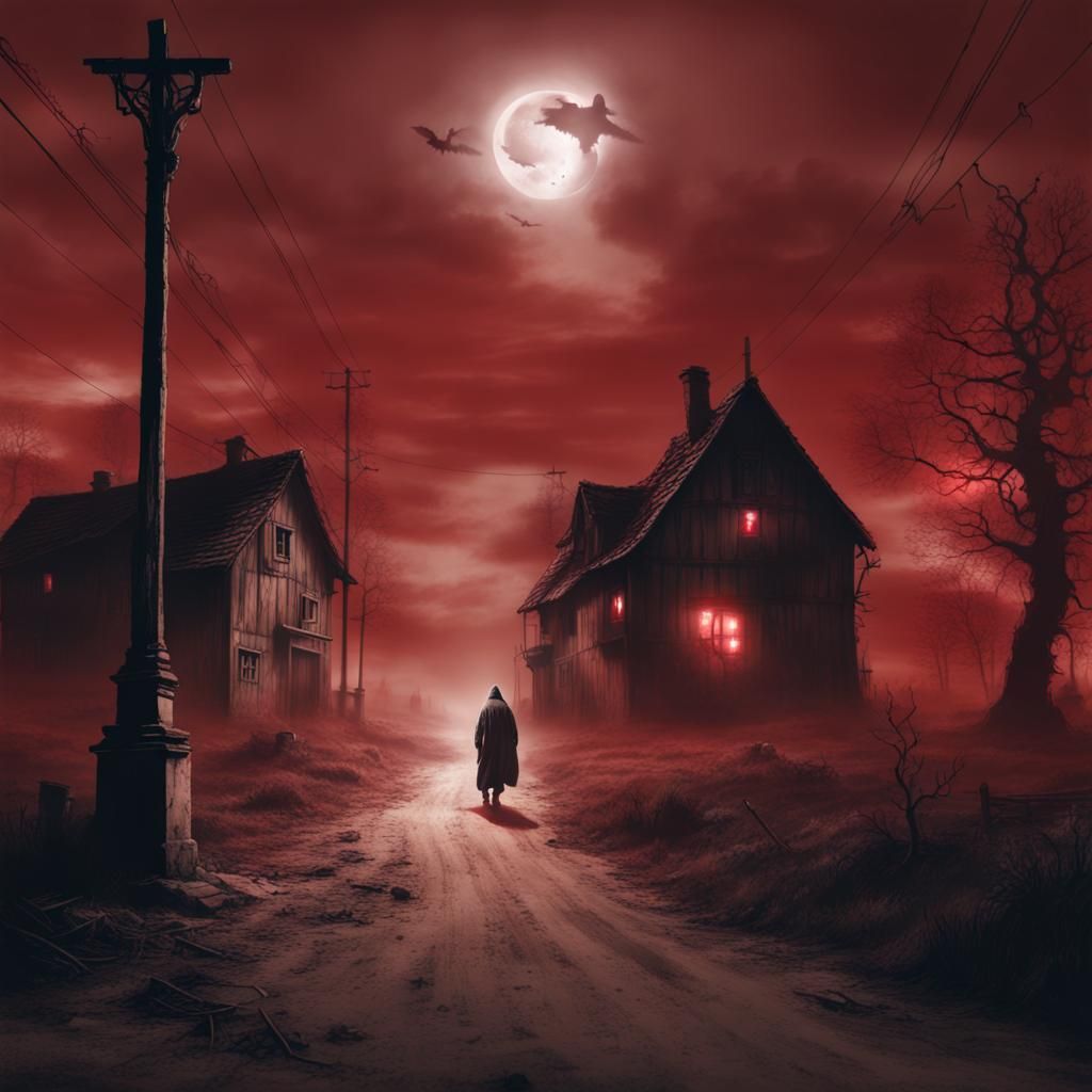 Ghostly Apparition in Post-Apocalyptic Village