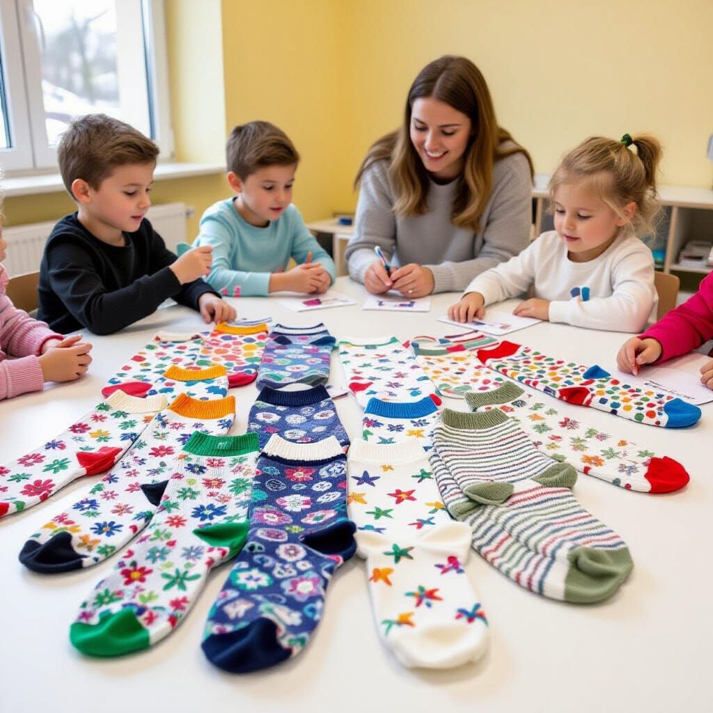 Animal Sock Show at Kindergarten