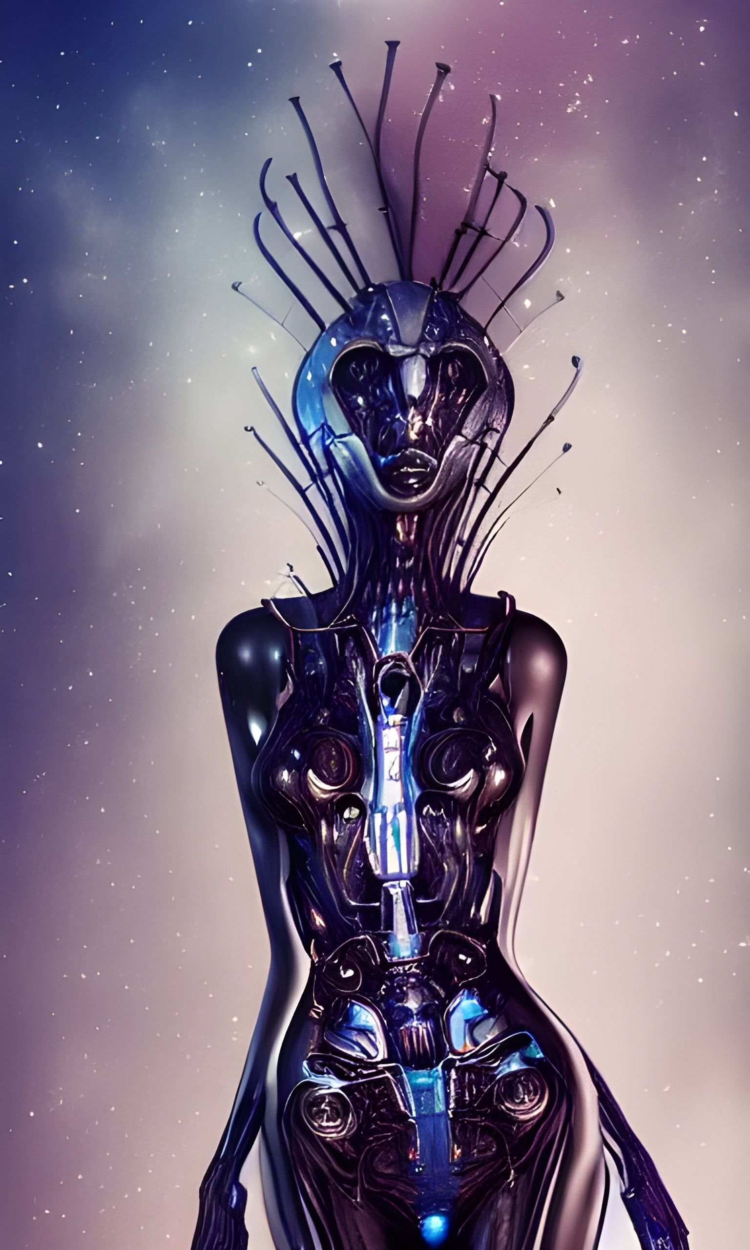 An alien species we will call "Chromatrons"