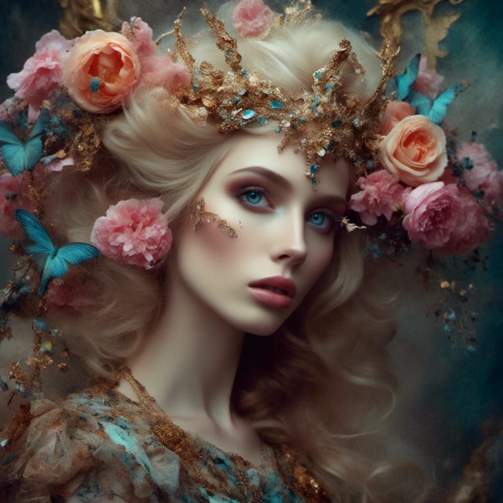 Personification of Beauty in Portrait