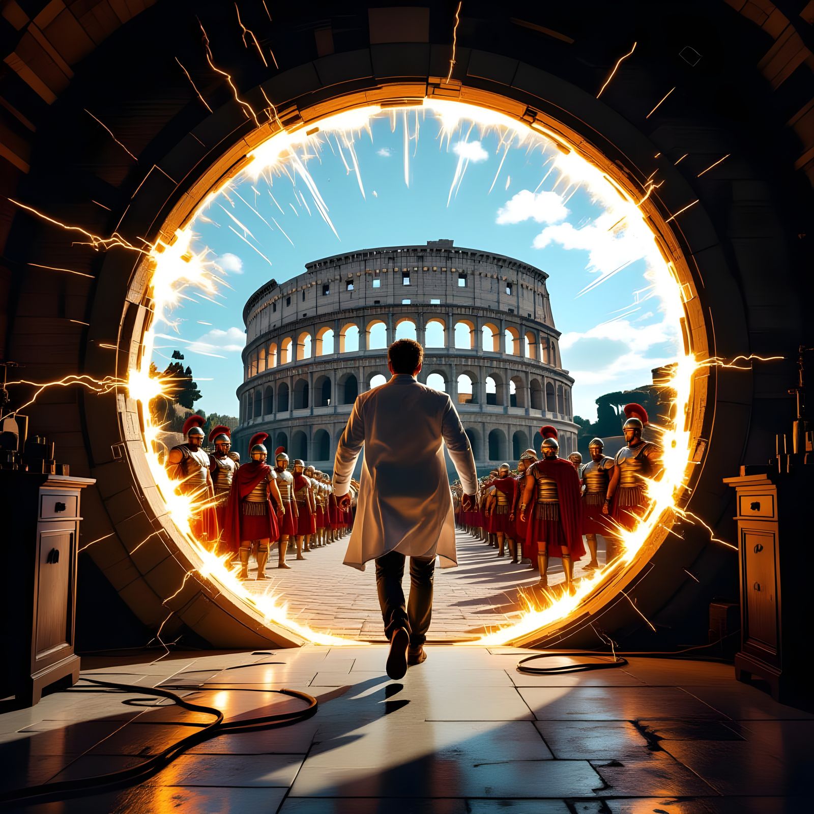 Scientist's Time Portal to Ancient Rome