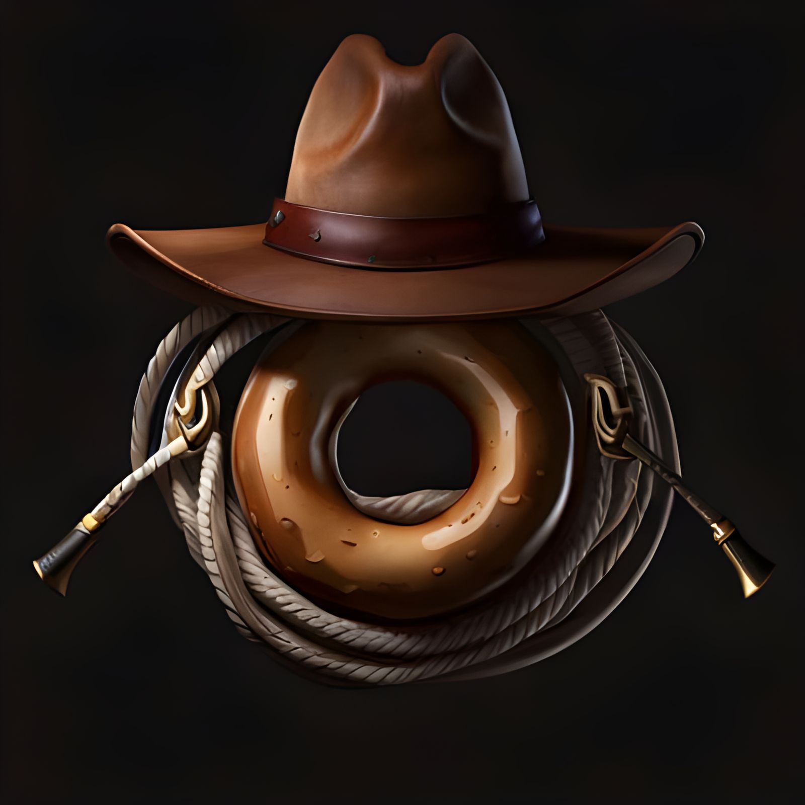 Cowboy Donut 3D Render in Unreal Engine 5