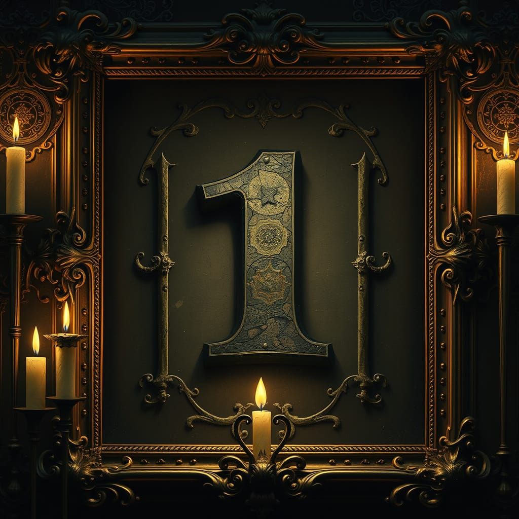 Ancient Gold Frame Confronts Mysterious Number +1 in Hauntin...