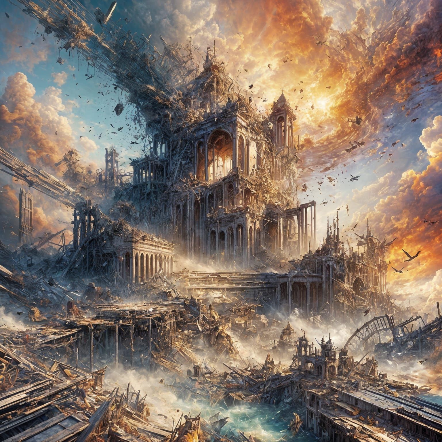 Chaotic Deconstruction: Divine Decay and Renewal