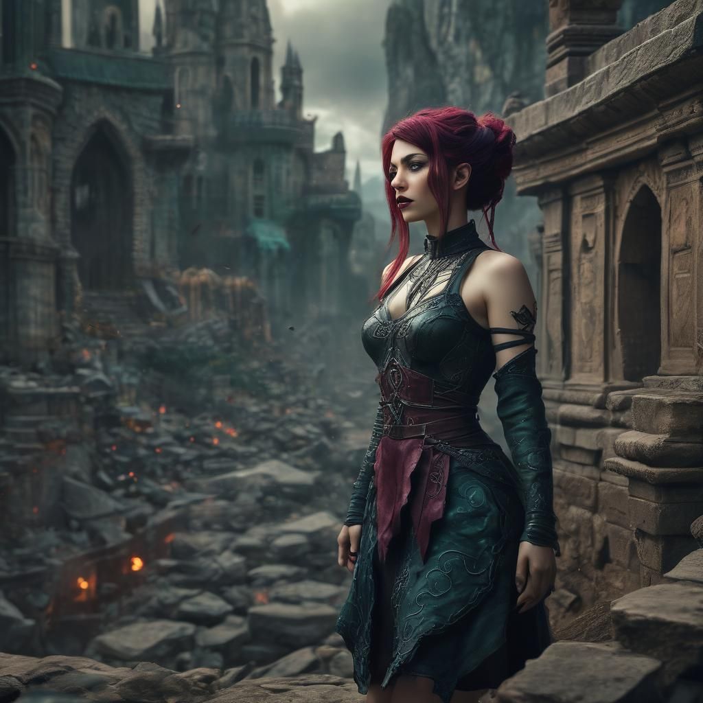 Demented Elf Princess in a Collapsing World