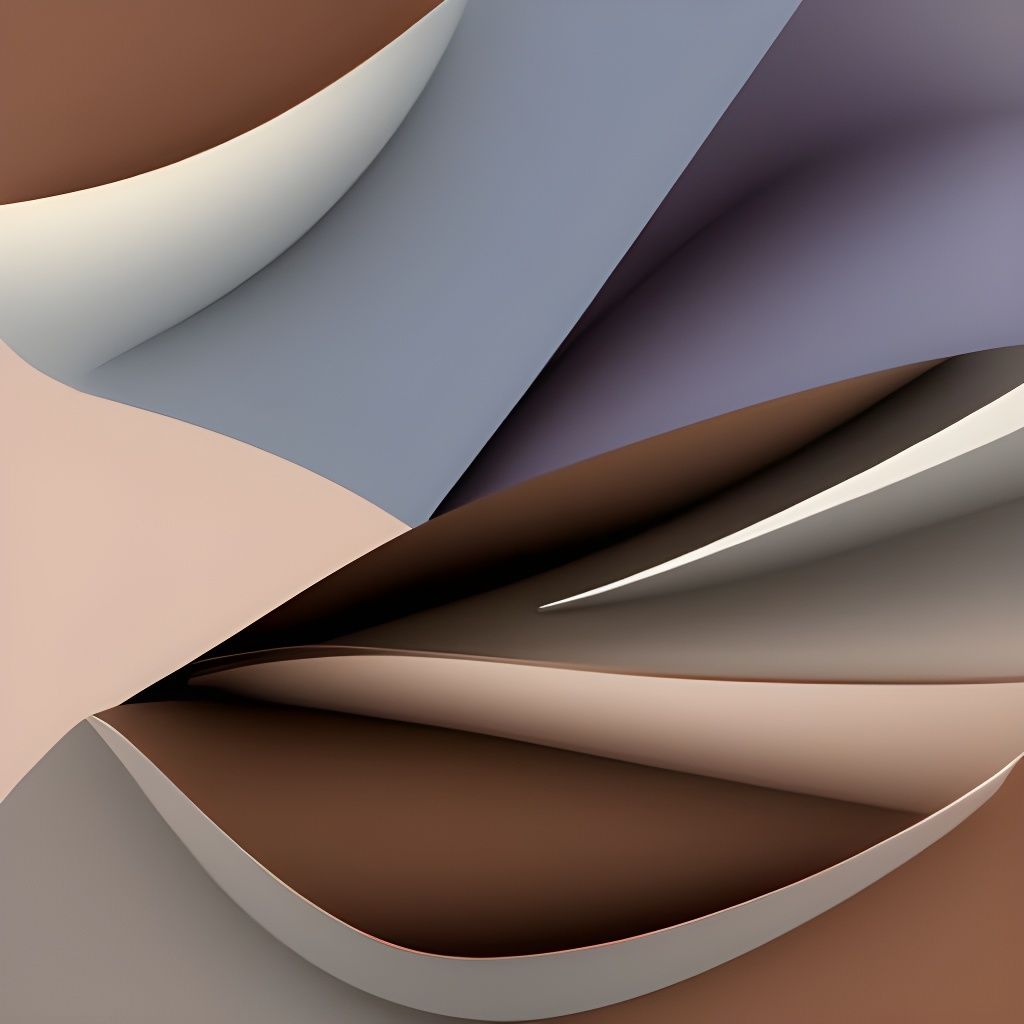 Abstract Art in Blues and Greys, High Quality