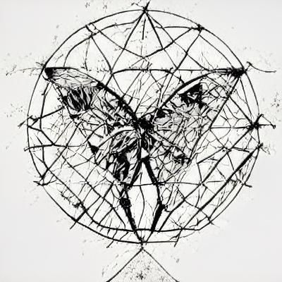 Anime Golden Light Butterfly Wood Sapphire Dreamscape