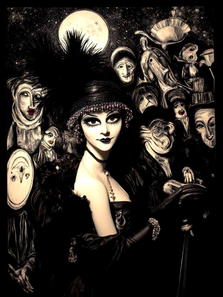 Berlin Cabaret Poster: Weimar Expressionism Nightlife