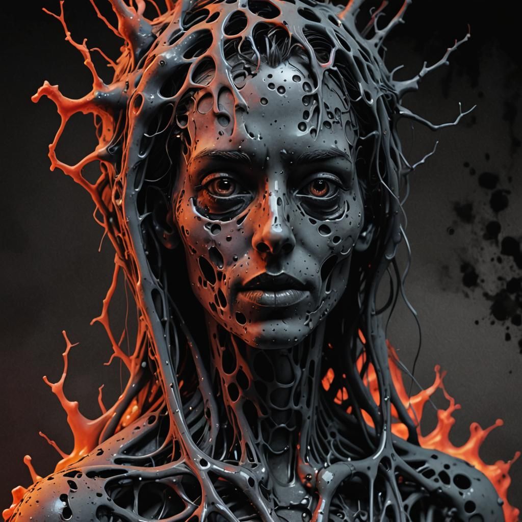 Dystopian Film Noir: Micro Holes in Thermal Scan