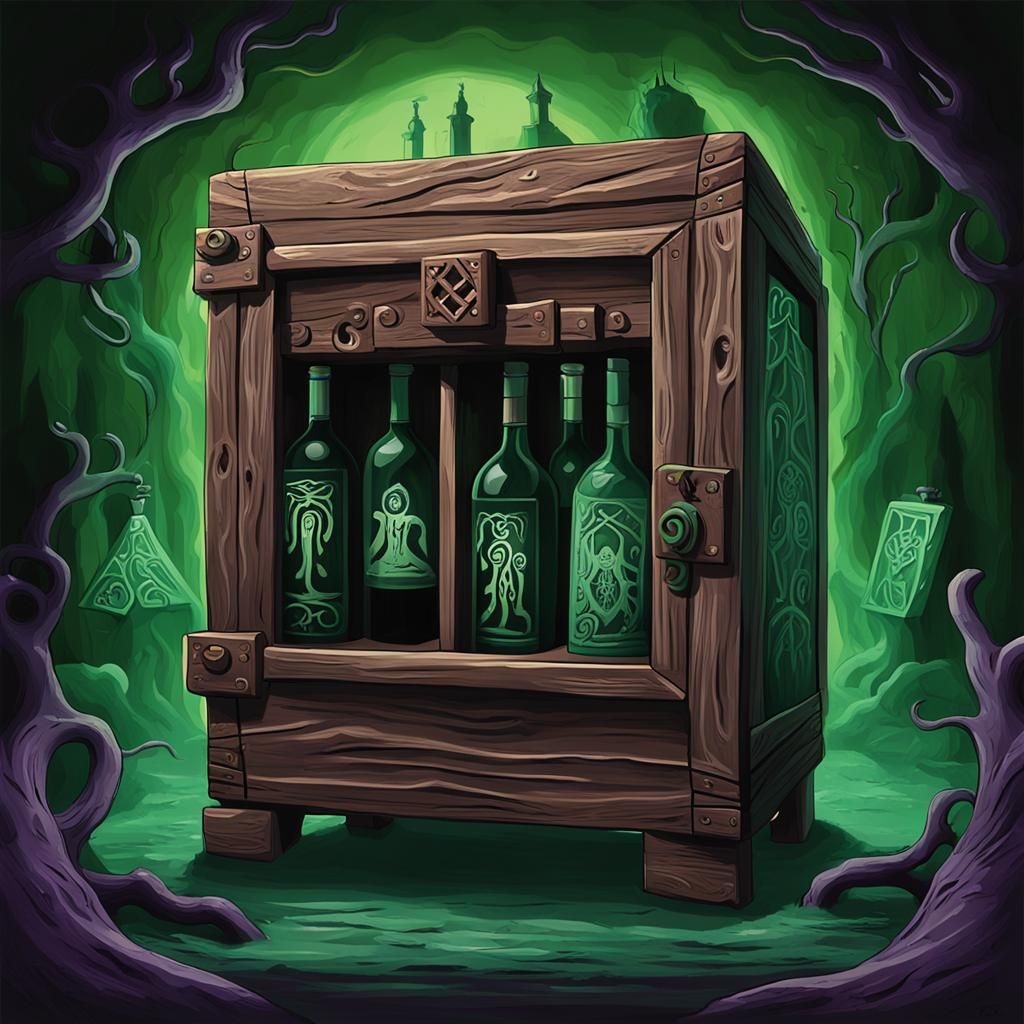 chilling depiction of the Dibbuk Box