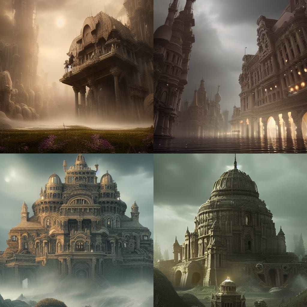 Cinematic Digital Painting of a Mother