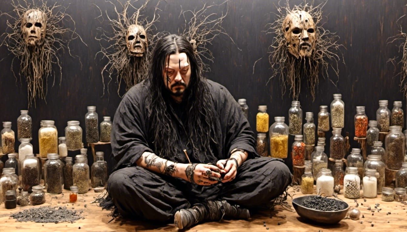 Retro Rockabilly Smoker with Pills and Powder