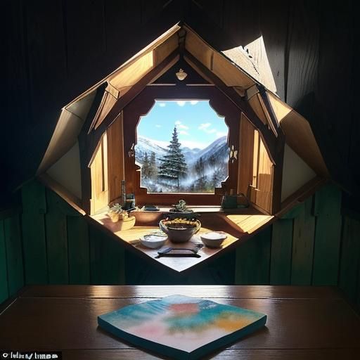 Ethereal Archipelago of Whispers in Charcoal Drawing Style