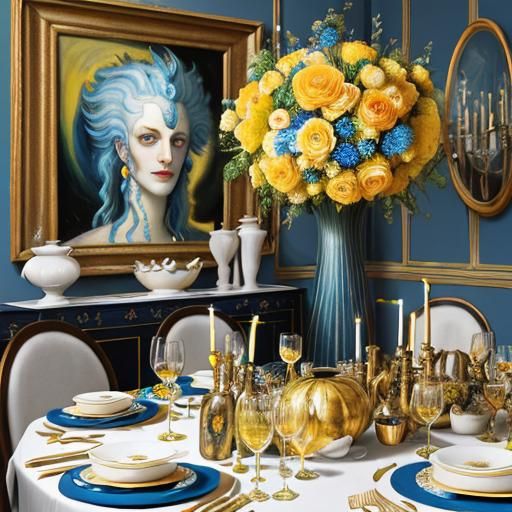 Cosmic Characters at a Housewarming Party