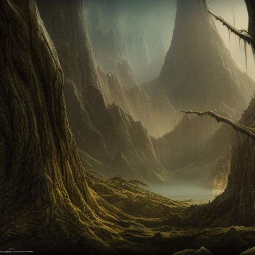 Lord of the Rings: Detailed Matte Painting