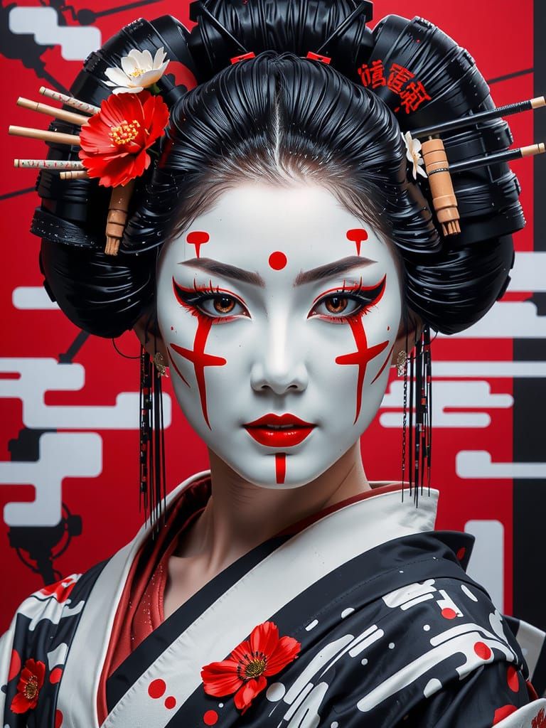 Cyberpunk Geisha
