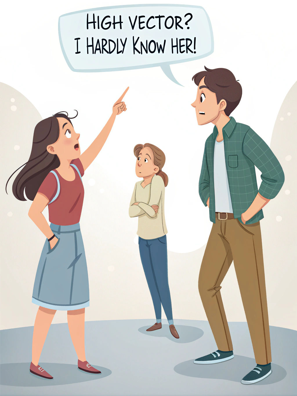 Abstract Image of High Vectors