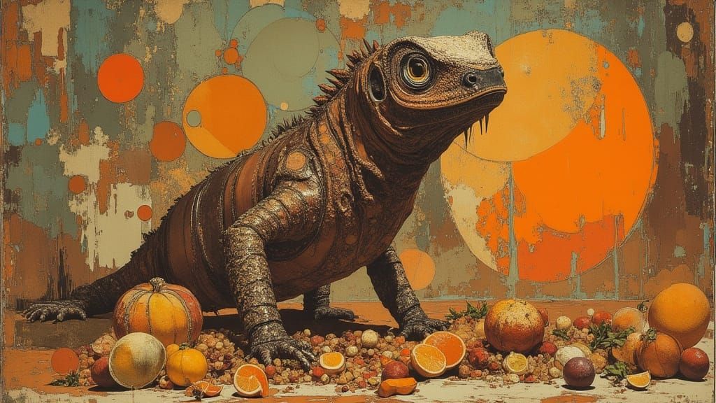 Lizard king w/ munchies