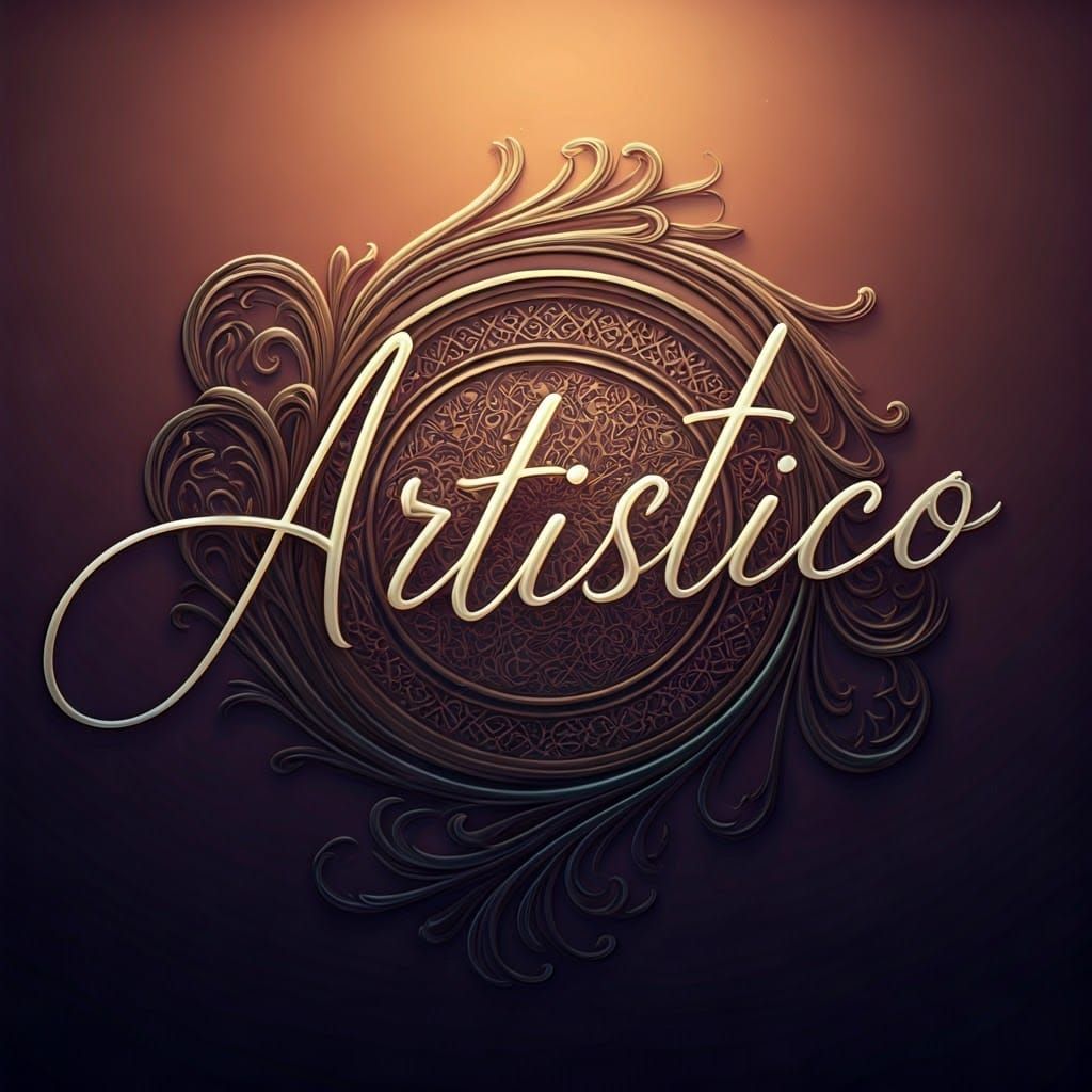 Elegant Art Nouveau Logo for Artistico Brand