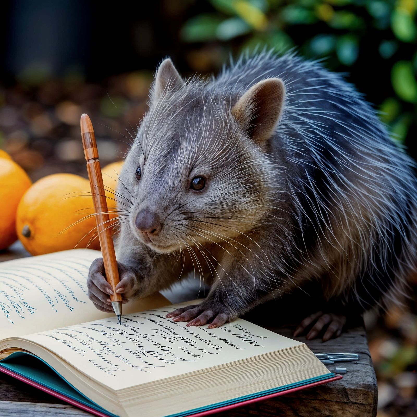 Wombat's Calligraphy Fails to Stop Citrus Uprising