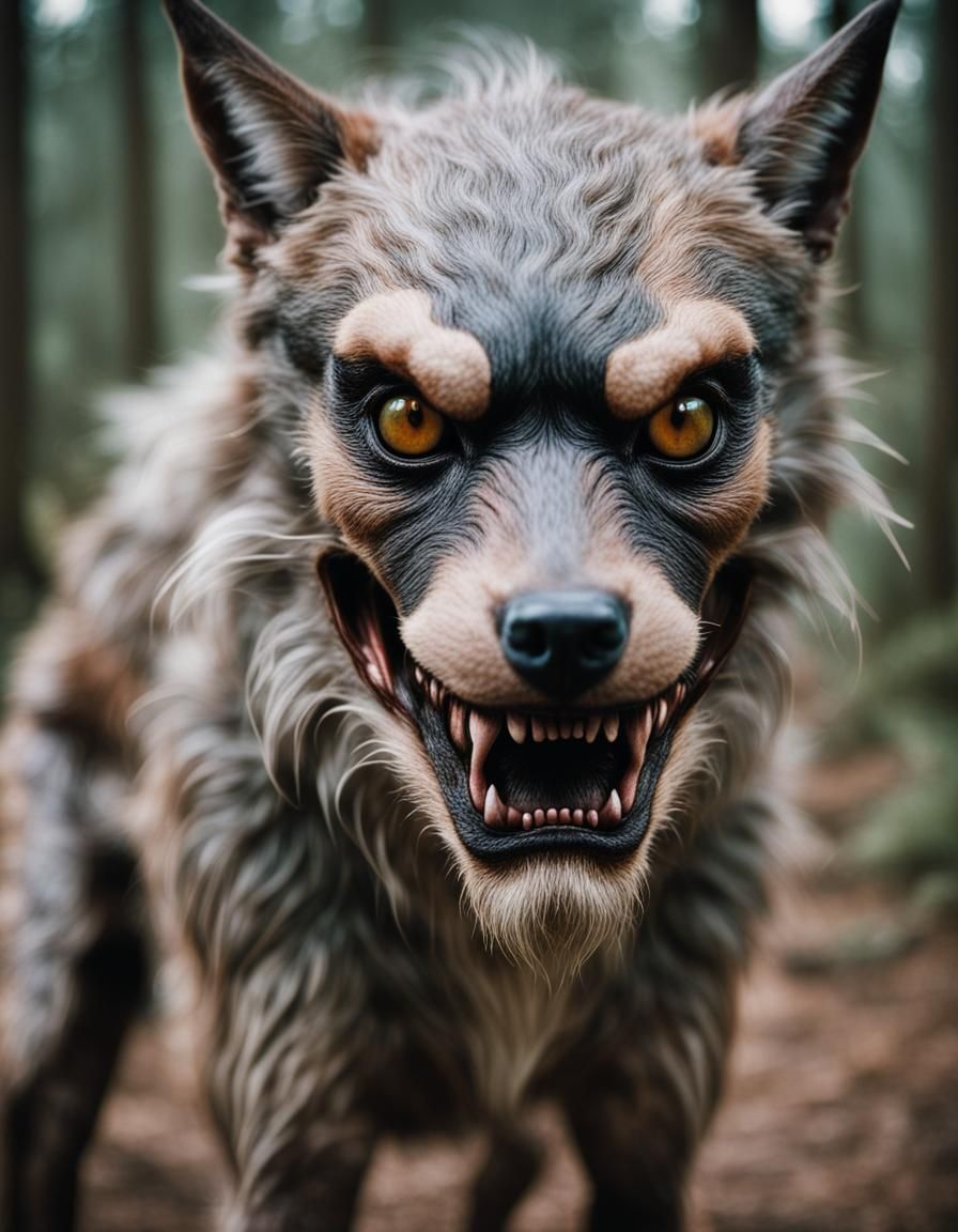 Realistic Skinwalker Captured in Polaroid Photo