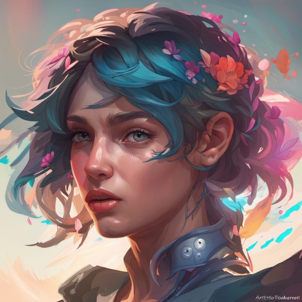 Detailed Portrait of a Femboi, Trending Artstation